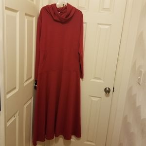 Women's Bodycon Long Sleeve Cowl Neck Plain Loose